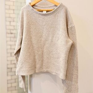 H&M Light Beige Women's Crew Neck Sweater